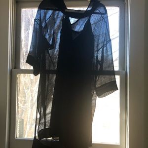 Sheer Black Babaton Dress 🦊 🔥 💋